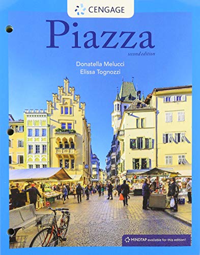 Imagen de archivo de Bundle: Piazza, Student Edition: Introductory Italian, Loose-leaf Version, 2nd + MindTap, 1 terms Printed Access a la venta por Palexbooks