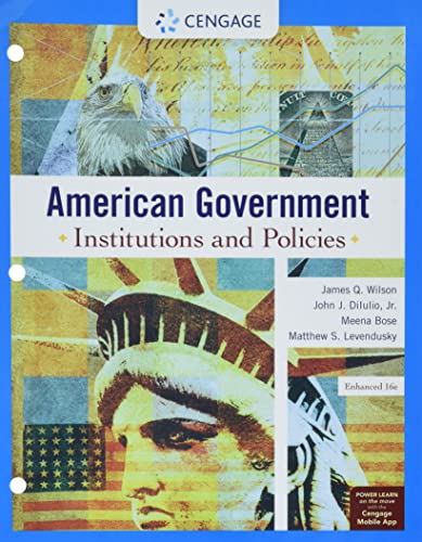 Stock image for Bundle: American Government: Institutions and Policies, Loose-leaf Version, Enhanced 16th + MindTap, 1 term Printed Access Card for sale by HPB-Red
