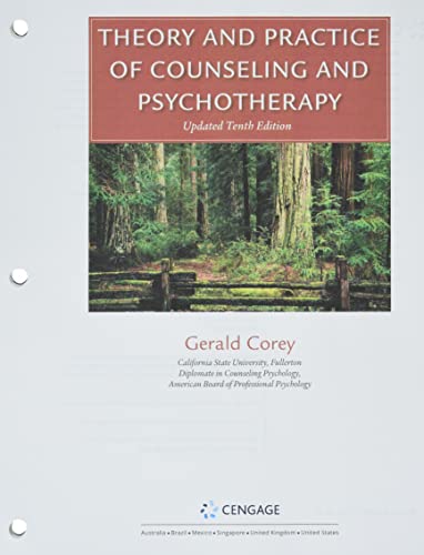 Stock image for Bundle: Theory and Practice of Counseling and Psychotherapy, Loose-leaf Version, 10th + MindTapV2.0 for Corey's Theory and Practice of Counseling and . Student Manual, 1 term Printed Access Card for sale by Textbooks_Source