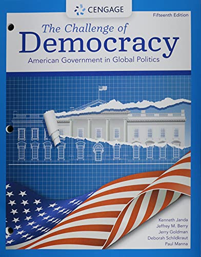 Beispielbild fr Bundle: The Challenge of Democracy: American Government in Global Politics, Loose-leaf Version, 15th + MindTap, 1 term Printed Access Card zum Verkauf von BooksRun