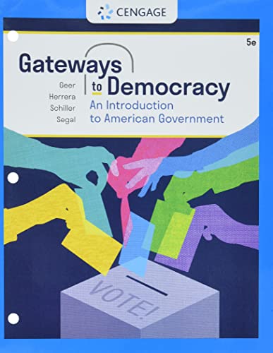 Stock image for Bundle: Gateways to Democracy: An Introduction to American Government, Loose-leaf Version, 5th + MindTap, 1 term Printed Access Card for sale by SecondSale