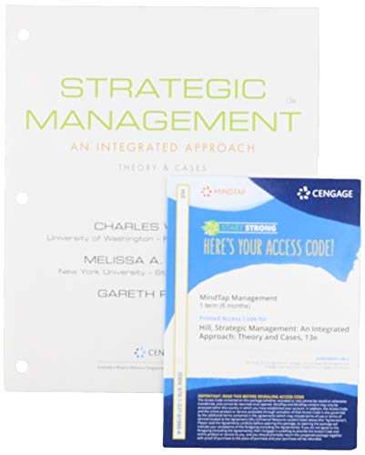 Stock image for Bundle: Strategic Management: Theory & Cases: An Integrated Approach, Loose-leaf Version, 13th + MindTap, 1 term Printed Access Card for sale by Palexbooks