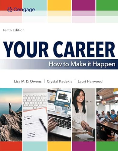 9780357361351: Your Career: How to Make it Happen (Mindtap Course List)