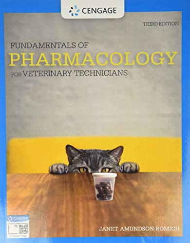 Imagen de archivo de Fundamentals of Pharmacology for Veterinary Technicians (MindTap Course List) a la venta por HPB-Red