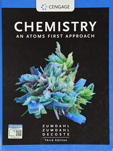 Beispielbild fr Chemistry : An Atoms First Approach zum Verkauf von Better World Books