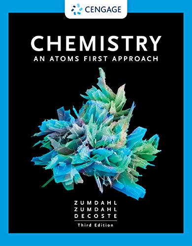 Imagen de archivo de Chemistry: An Atoms First Approach (3rd Edition) Standalone Looseleaf Version a la venta por HPB-Red