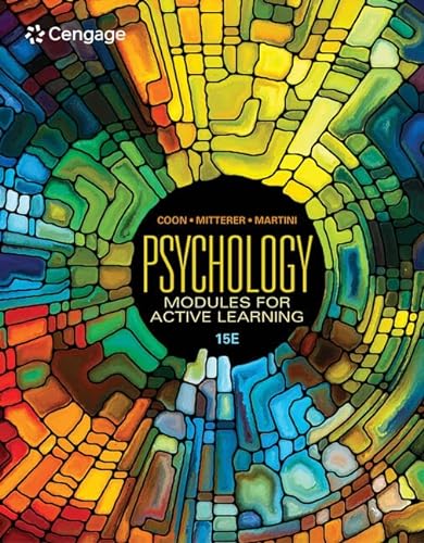 Beispielbild fr Psychology: Modules for Active Learning (MindTap Course List) zum Verkauf von BooksRun