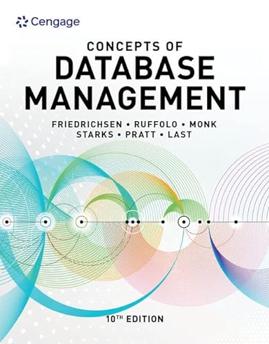 Beispielbild fr Concepts of Database Management zum Verkauf von Better World Books