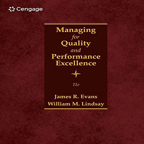 Imagen de archivo de Managing for Quality and Performance Excellence a la venta por CANUSA, LLC