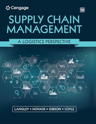 Imagen de archivo de Supply Chain Management : A Logistics Perspective a la venta por Better World Books