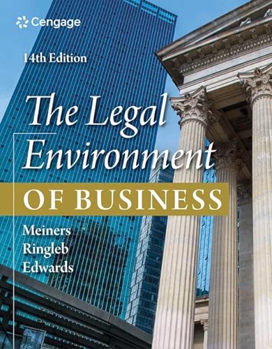Beispielbild fr The Legal Environment of Business (MindTap Course List) zum Verkauf von BooksRun