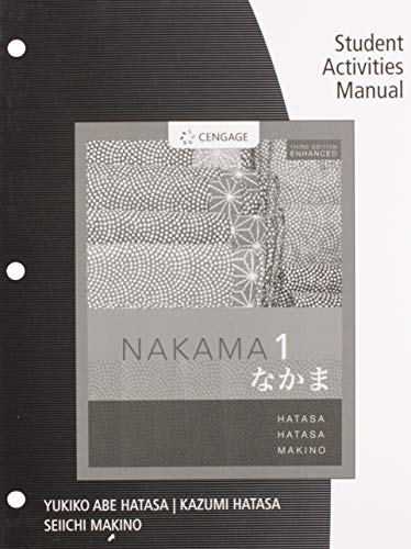 9780357453308: Activity Manual for Nakama Enhanced (1)