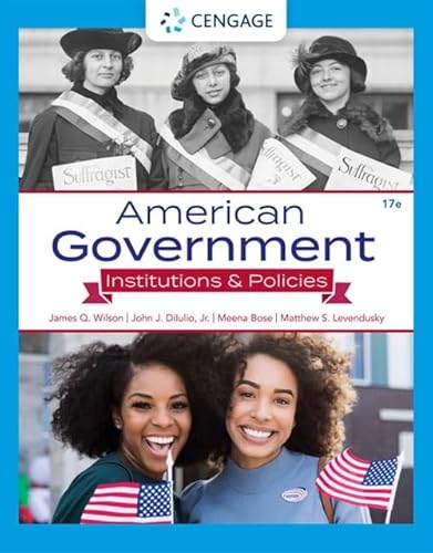 Imagen de archivo de American Government: Institutions & Policies (MindTap Course List) a la venta por BooksRun