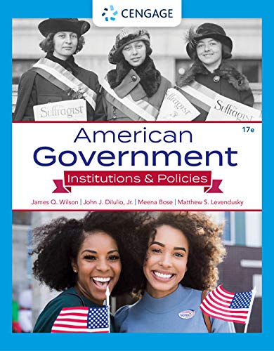 Beispielbild fr American Government : Institutions and Policies zum Verkauf von Better World Books