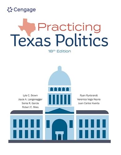 Imagen de archivo de Practicing Texas Politics (MindTap Course List) a la venta por BombBooks