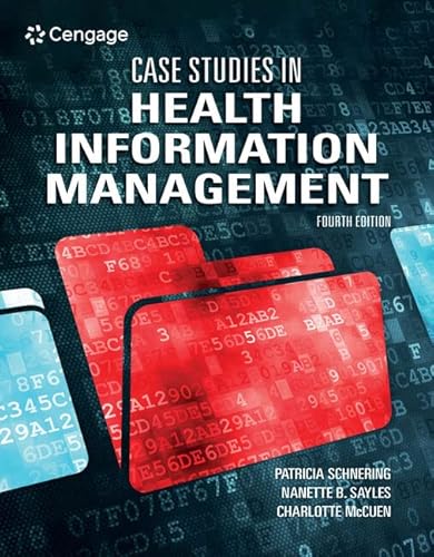 Beispielbild fr Case Studies in Health Information Management zum Verkauf von BooksRun