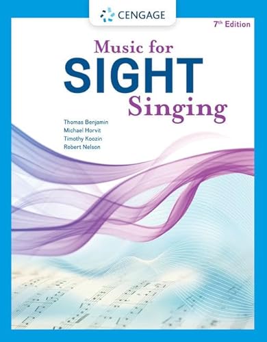 Imagen de archivo de Music for Sight Singing a la venta por Kimmies Collection