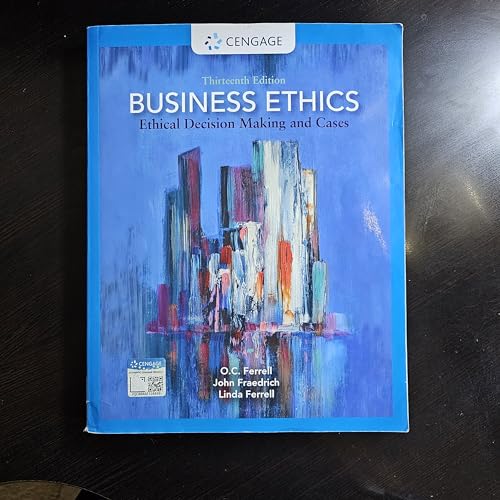 Beispielbild fr Business Ethics: Ethical Decision Making and Cases zum Verkauf von BookHolders