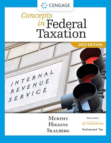 9780357515785: Concepts in Federal Taxation 2022 (with Intuit ProConnect Tax Online 2021 and RIA Checkpoint 1 term Printed Access Card)