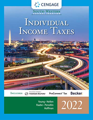 Beispielbild fr South-Western Federal Taxation 2022: Individual Income Taxes (Intuit ProConnect Tax Online & RIA Checkpoint 1 term Printed Access Card) zum Verkauf von BooksRun