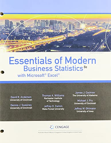 Stock image for Bundle: Essentials of Modern Business Statistics with Microsoft Excel, Loose-leaf Version, 8th + MindTap, 1 term Printed Access Card for sale by HPB-Red