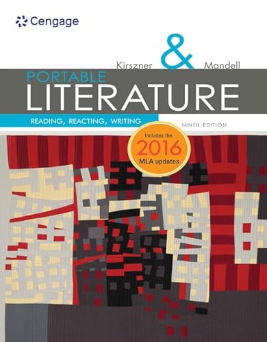 Stock image for Bundle: PORTABLE Literature: Reading, Reacting, Writing, 2016 MLA Update, 9th + MindTap Literature 2.0, 1 term (6 months) Printed Access Card, 2nd for sale by Textbooks_Source