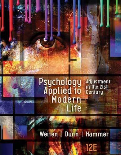 Stock image for Psychology Applied to Modern Life: Adjustment in the 21st Century (with APA Card) for sale by Textbooks_Source