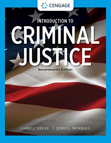 Imagen de archivo de Introduction to Criminal Justice (MindTap Course List) a la venta por BooksRun