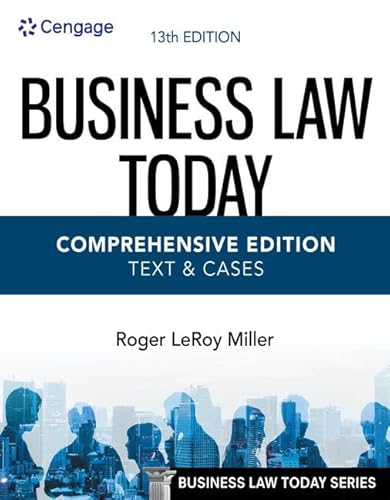 Beispielbild fr Business Law Today, Comprehensive zum Verkauf von Buchpark