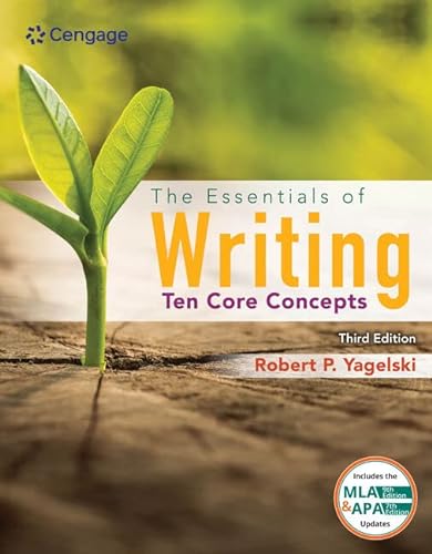 Stock image for The Essentials of Writing: Ten Core Concepts (w/ MLA9E Update) for sale by SecondSale