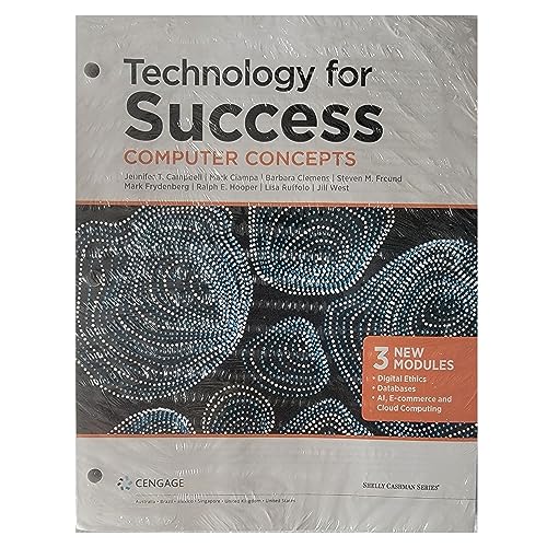 Imagen de archivo de Technology for Success: Computer Concepts, Loose-leaf Version a la venta por BooksRun