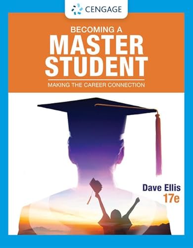 Stock image for Becoming a Master Student: Making the Career Connection (MindTap Course List) for sale by BooksRun