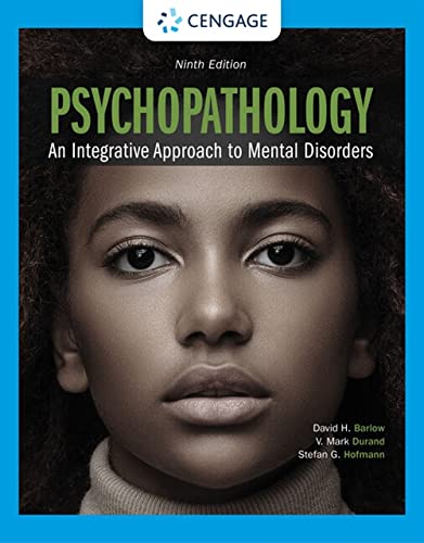 Beispielbild fr Psychopathology: An Integrative Approach to Mental Disorders (Mindtap Course List) zum Verkauf von Monster Bookshop