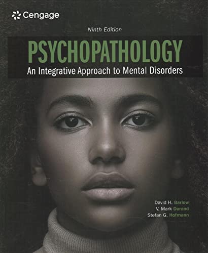 Stock image for Psychopathology: An Integrative Approach to Mental Disorders (MindTap Course List) for sale by BooksRun