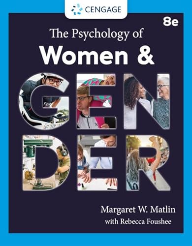 Imagen de archivo de The Psychology of Women and Gender a la venta por Books Unplugged