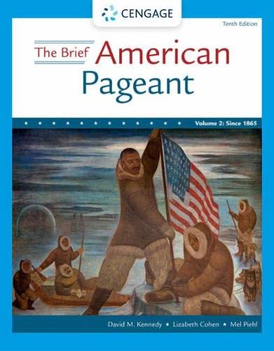 Stock image for The Brief American Pageant Volume II Since 1865 for sale by Blackwell's