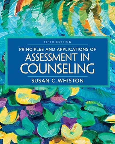 Beispielbild fr Principles and Applications of Assessment in Counseling zum Verkauf von BooksRun