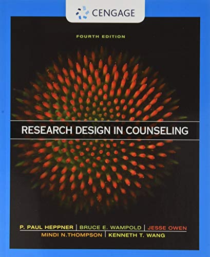 Beispielbild fr Research Design in Counseling zum Verkauf von Blackwell's