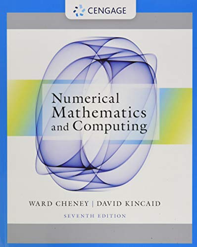 Imagen de archivo de Numerical Mathematics and Computing a la venta por Books Unplugged