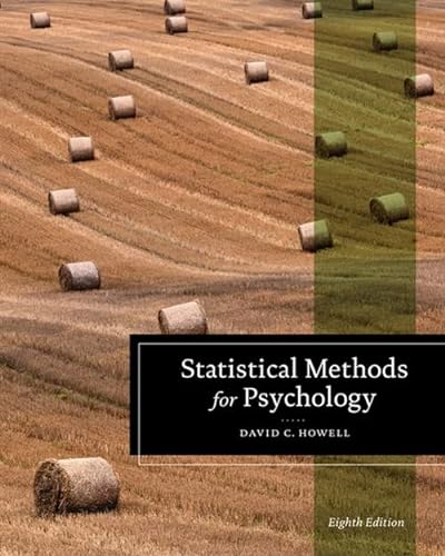 Imagen de archivo de Statistical Methods for Psychology a la venta por BooksRun