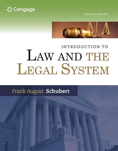 Stock image for Introduction to Law and the Legal System for sale by BooksRun