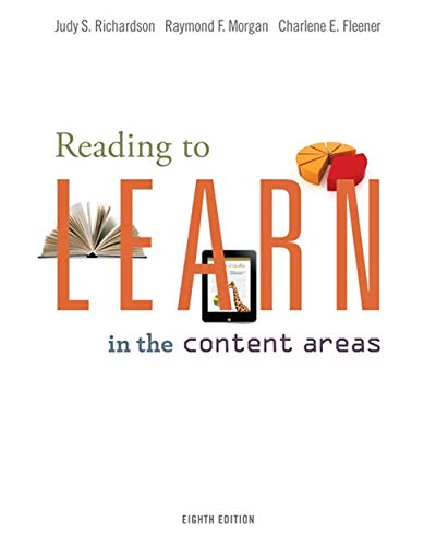 Beispielbild fr Reading to Learn in the Content Areas zum Verkauf von BooksRun