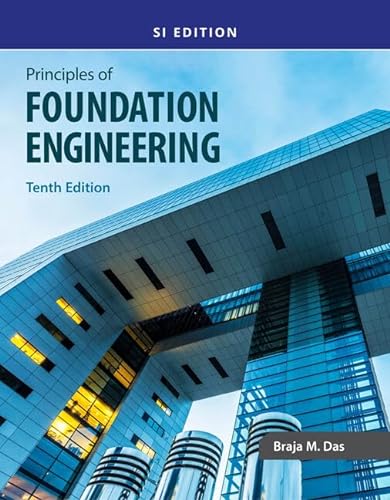 Beispielbild fr Principles of Foundation Engineering, SI zum Verkauf von Monster Bookshop