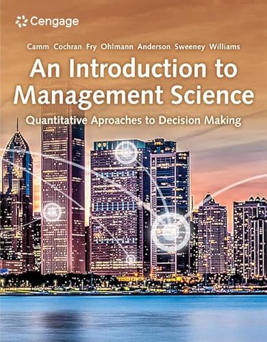 Stock image for An Introduction to Management Science: Quantitative Approaches to Decision Making for sale by Best Value for You