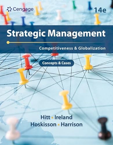 Beispielbild fr Strategic Management: Concepts and Cases: Competitiveness and Globalization zum Verkauf von BooksRun