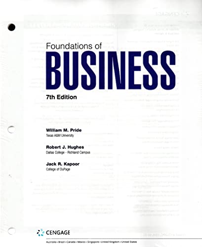 9780357717950: Looseleaf for Foundations of Business (7th Edition) NO ACCESS CODE