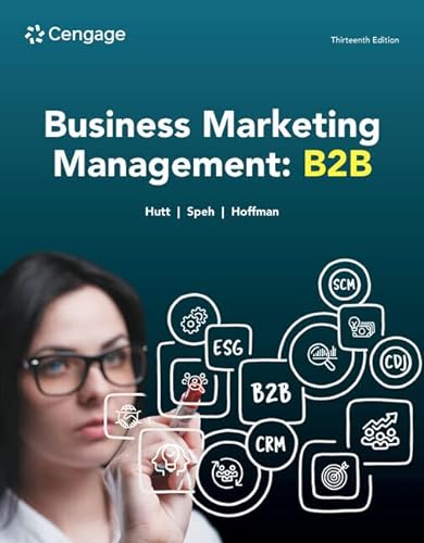 Beispielbild fr Business Marketing Management: B2B zum Verkauf von BooksRun