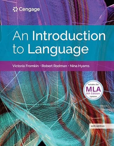 Beispielbild fr An Introduction to Language (with 2021 MLA Update Card) zum Verkauf von Palexbooks
