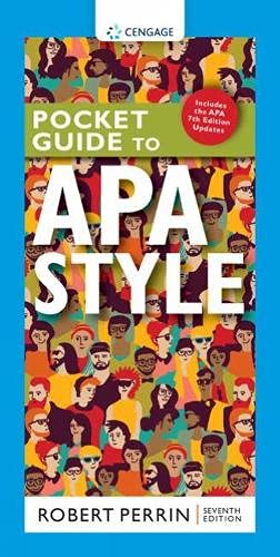 Imagen de archivo de Pocket Guide to APA Style with APA 7e Updates a la venta por Textbooks_Source