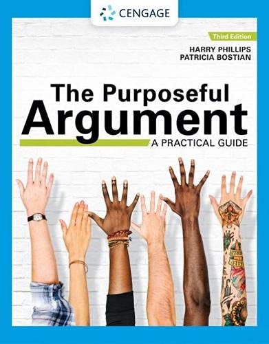 Stock image for The Purposeful Argument: A Practical Guide (w/ APA7E Updates & MLA9E Update Card) for sale by Textbooks_Source